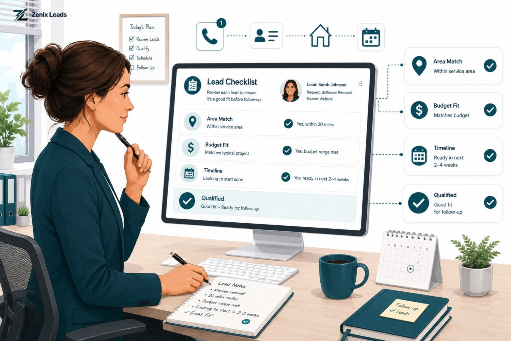 Service business lead qualification checklist